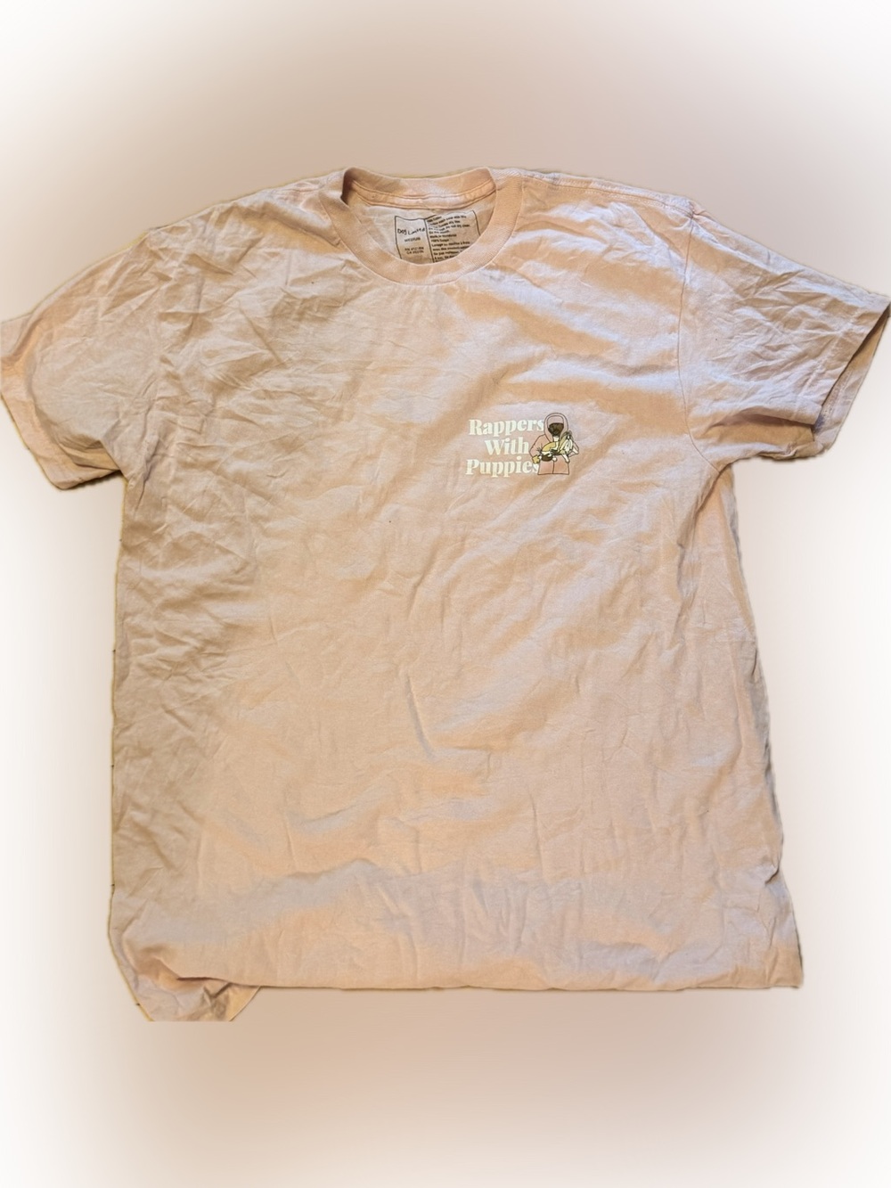The Limited Beige 'Rappers With Puppies' Graphic Tee